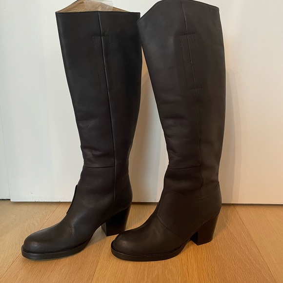 Acne Studios knee-high heeled boots - Picture 2 of 4